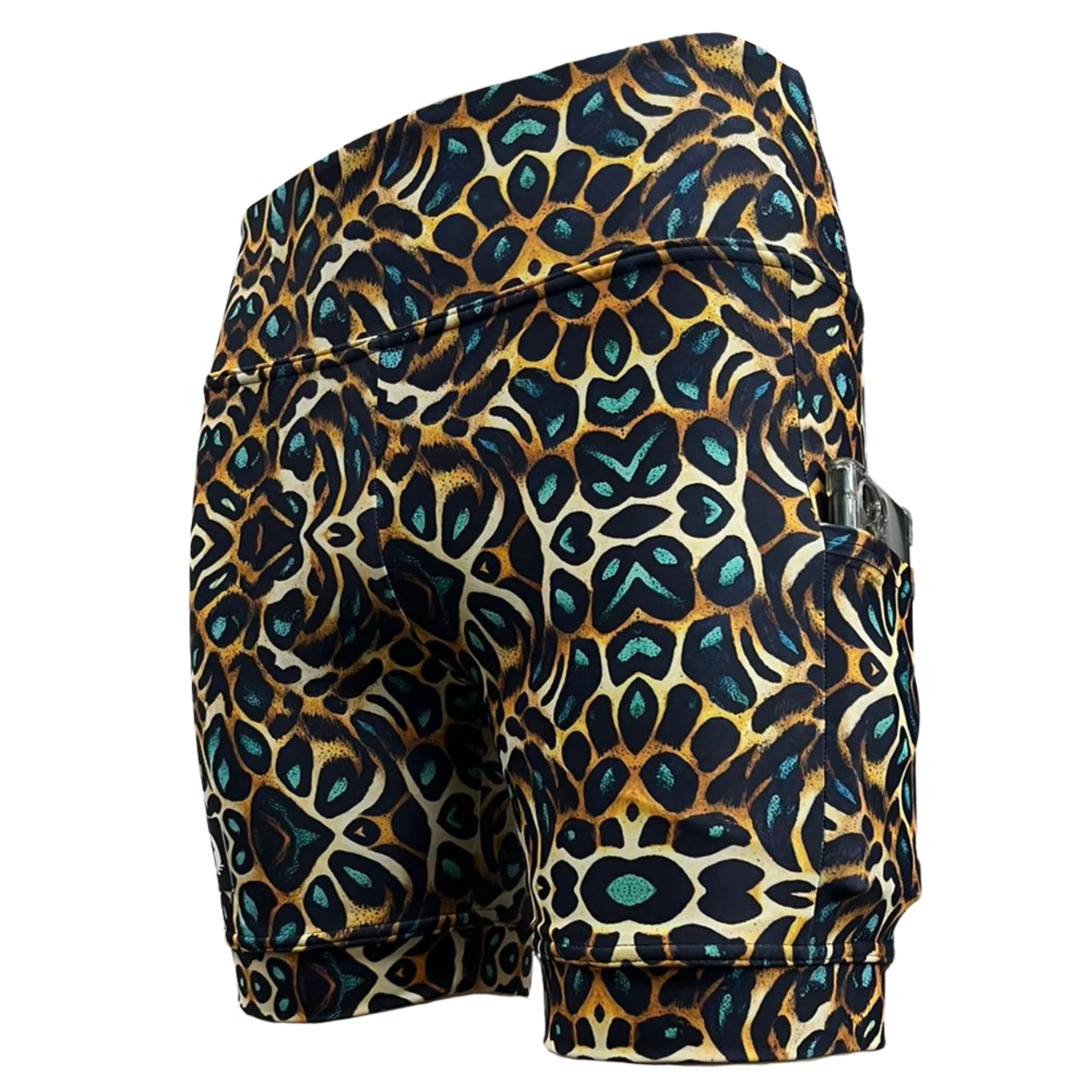 HIGH WAIST SHORTS - EYE OF THE TIGER