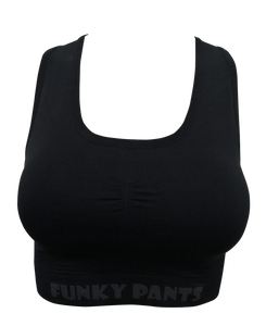 SEAMLESS SPORTS BRA - BLACK