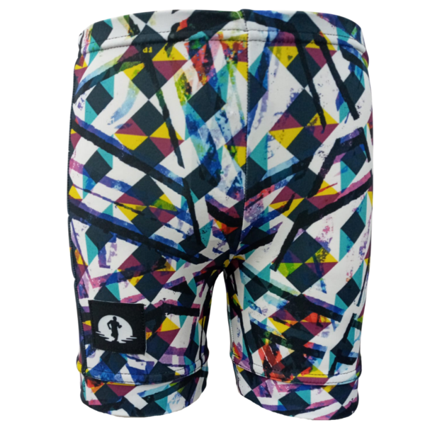KIDS FUNKY PANTS - BRIGHT GEO