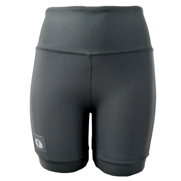 HIGH WAIST SHORTS - CLUB BLACK