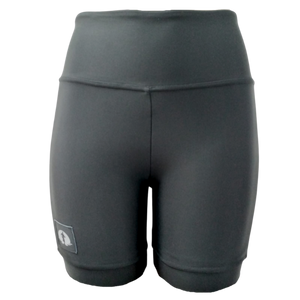 HIGH WAIST SHORTS - CLUB BLACK