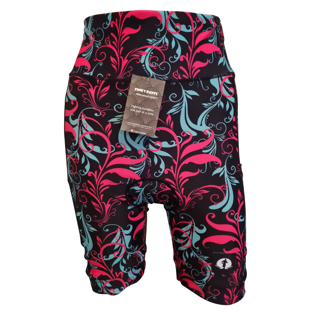 HIGH WAIST LADIES CYCLING SHORTS - AMA ANGELS