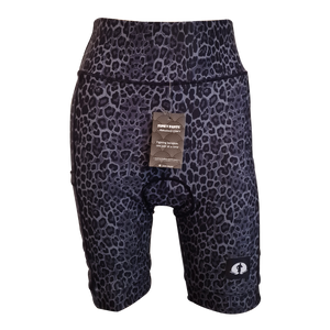 HIGH WAIST LADIES CYCLING SHORTS - ANIMAL SPOTS