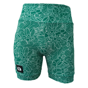 HIGH WAIST SHORTS - FRESH GREEN