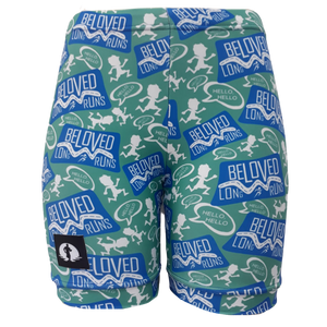 LADIES CLASSIC SHORTS - BELOVED LONG RUNS "CREAM SODA" (Sale)