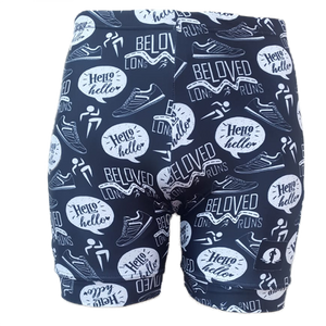 LADIES CLASSIC SHORTS - BELOVED LONG RUNS "EBONY & IVORY" (Sale)