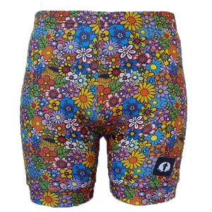 LADIES CLASSIC SHORTS - FUNKY FLOWERS (Sale)