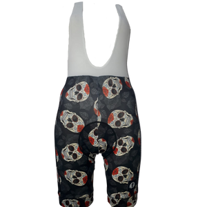 CYCLING BIBS - SMILEY SKULLS