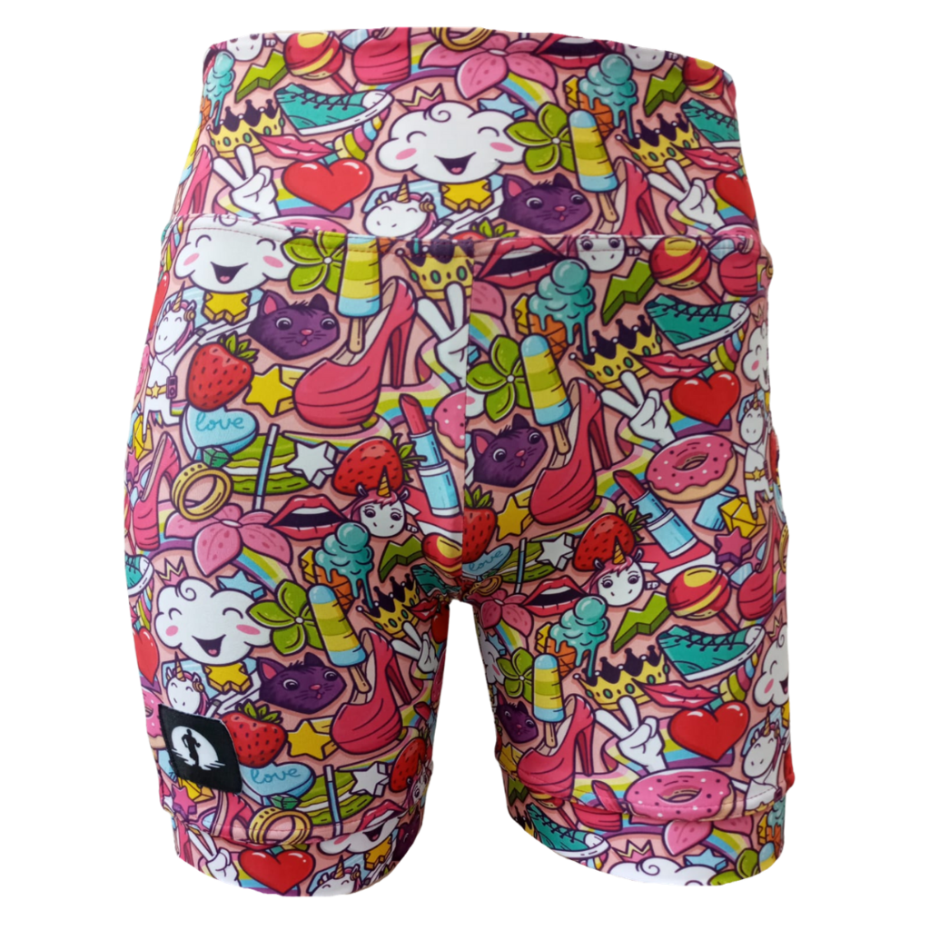 HIGH WAIST SHORTS - GIRL POWER