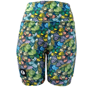 HIGH WAIST SHORTS - BUTTERFLIES