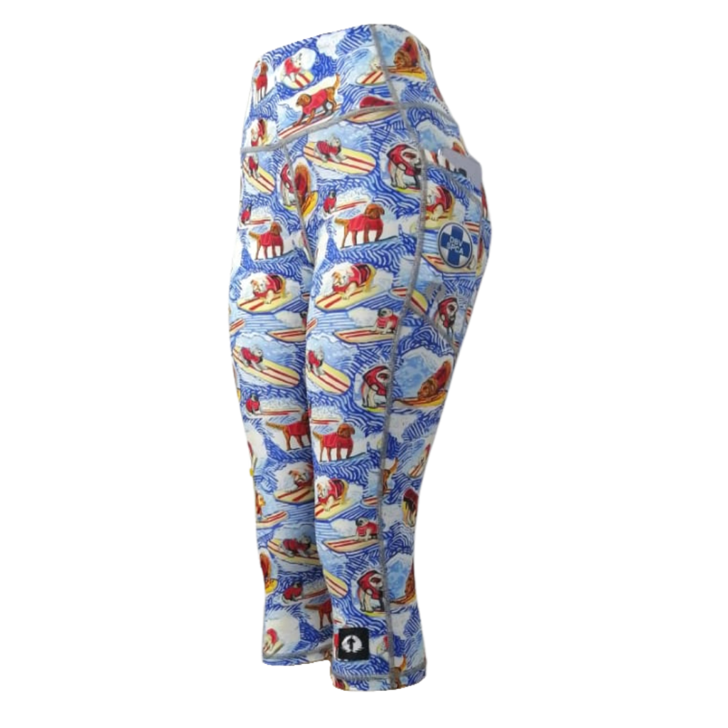 HIGH WAIST QUARTERS - SPCA SURFING DOGS