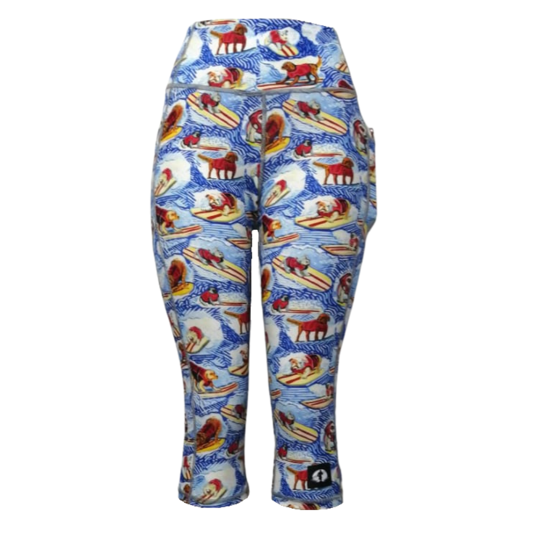 HIGH WAIST QUARTERS - SPCA SURFING DOGS