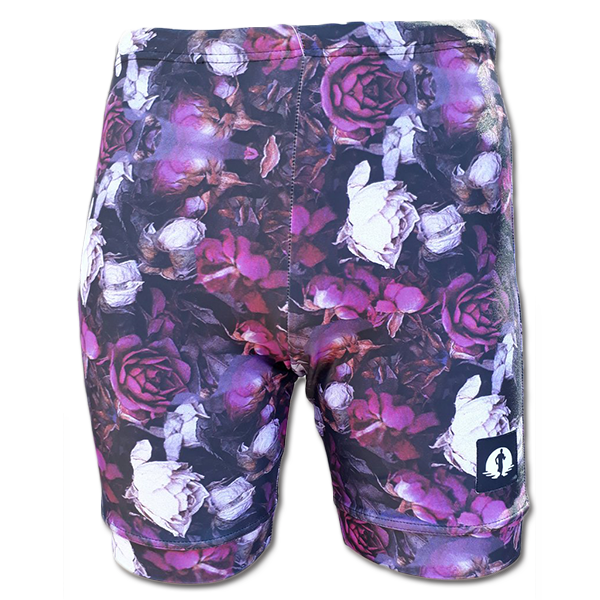 CLASSIC SHORTS - NOTTEN PURPLE ROSES (Sale)