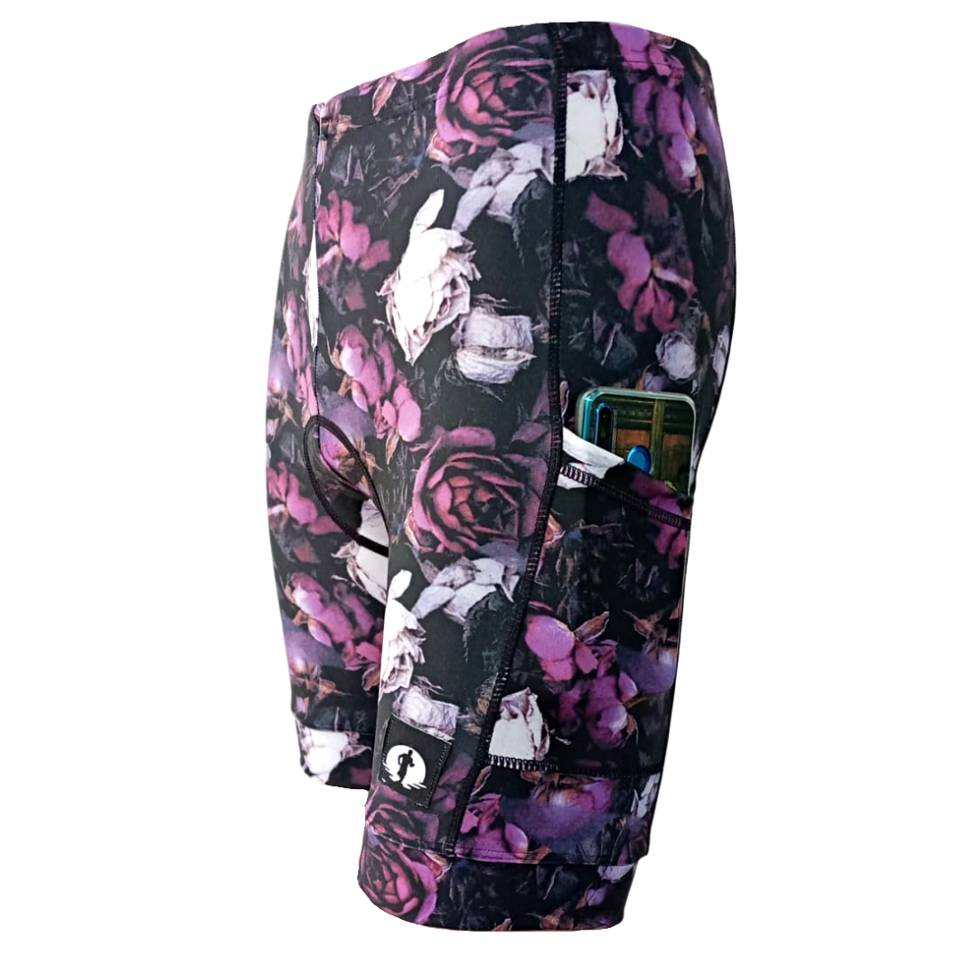 CYCLING SHORTS - NOTTEN PURPLE ROSE