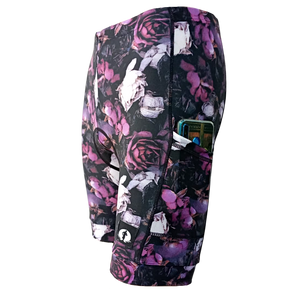 CYCLING SHORTS - NOTTEN PURPLE ROSE