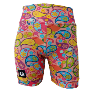 HIGH WAIST SHORTS - PAISLEY