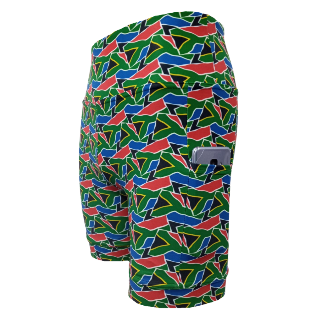 HIGH WAIST SHORTS - SA FLAG