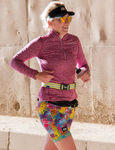 HIGH WAIST SHORTS - BELOVED LONG RUNS 2021 SPLASH OF COLOUR