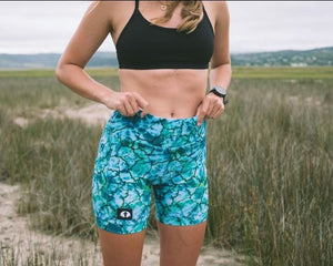 HIGH WAIST SHORTS - TIE DYE