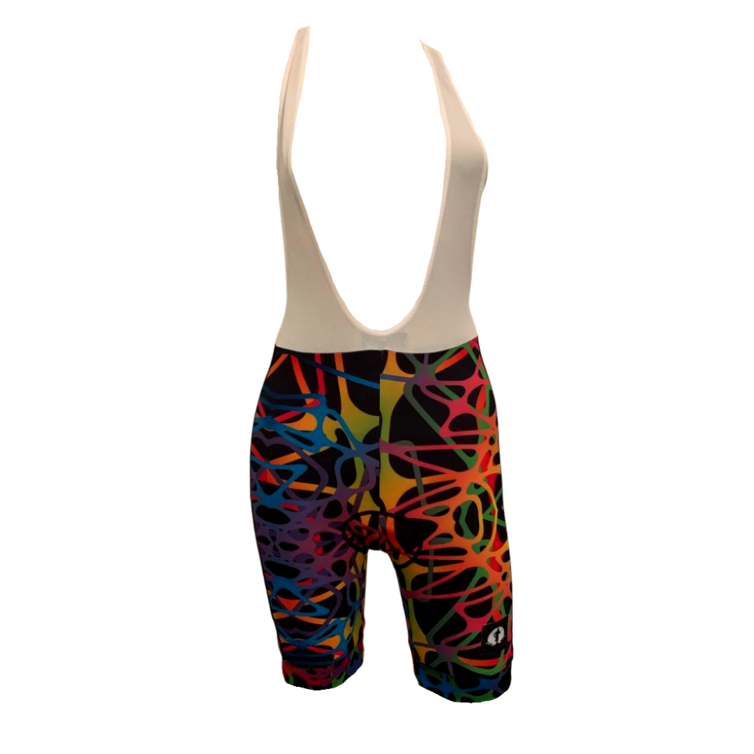 CYCLING BIBS - RAINBOW VEINS