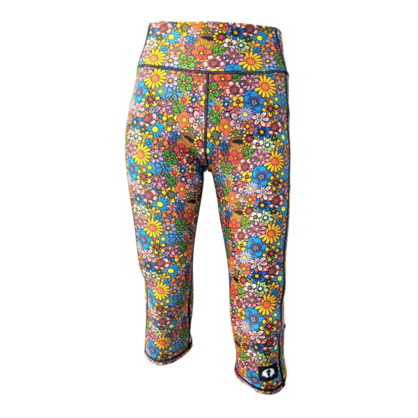HIGH WAIST QUARTERS - FUNKY FLOWERS