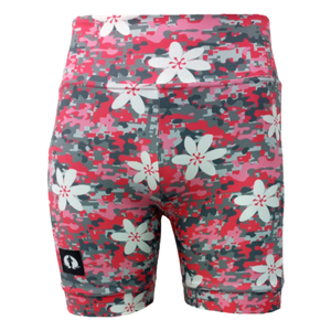 HIGH WAIST SHORTS - HAWAII CAMO