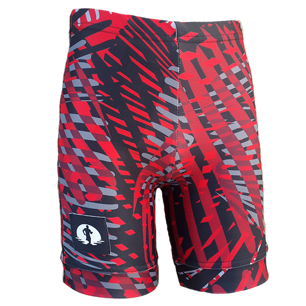 KIDS FUNKY PANTS - RED SOUND WAVE