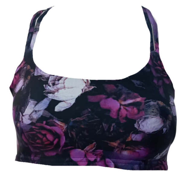 FUNKY BIKINI TOP - NOTTEN PURPLE ROSE